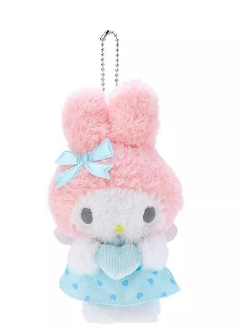 (My Melody) Blue Skirt With  Wings Plush Toy Gift Ornament - Image 1
